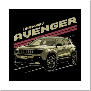 Jeep Avenger Jeep car trailcat Posters and Art